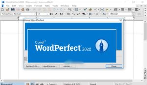corel wordperfect office standard 2020