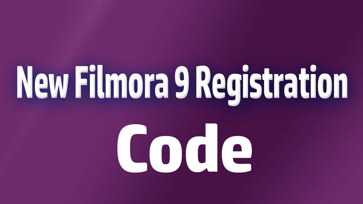 filmora 9 activation code 2020